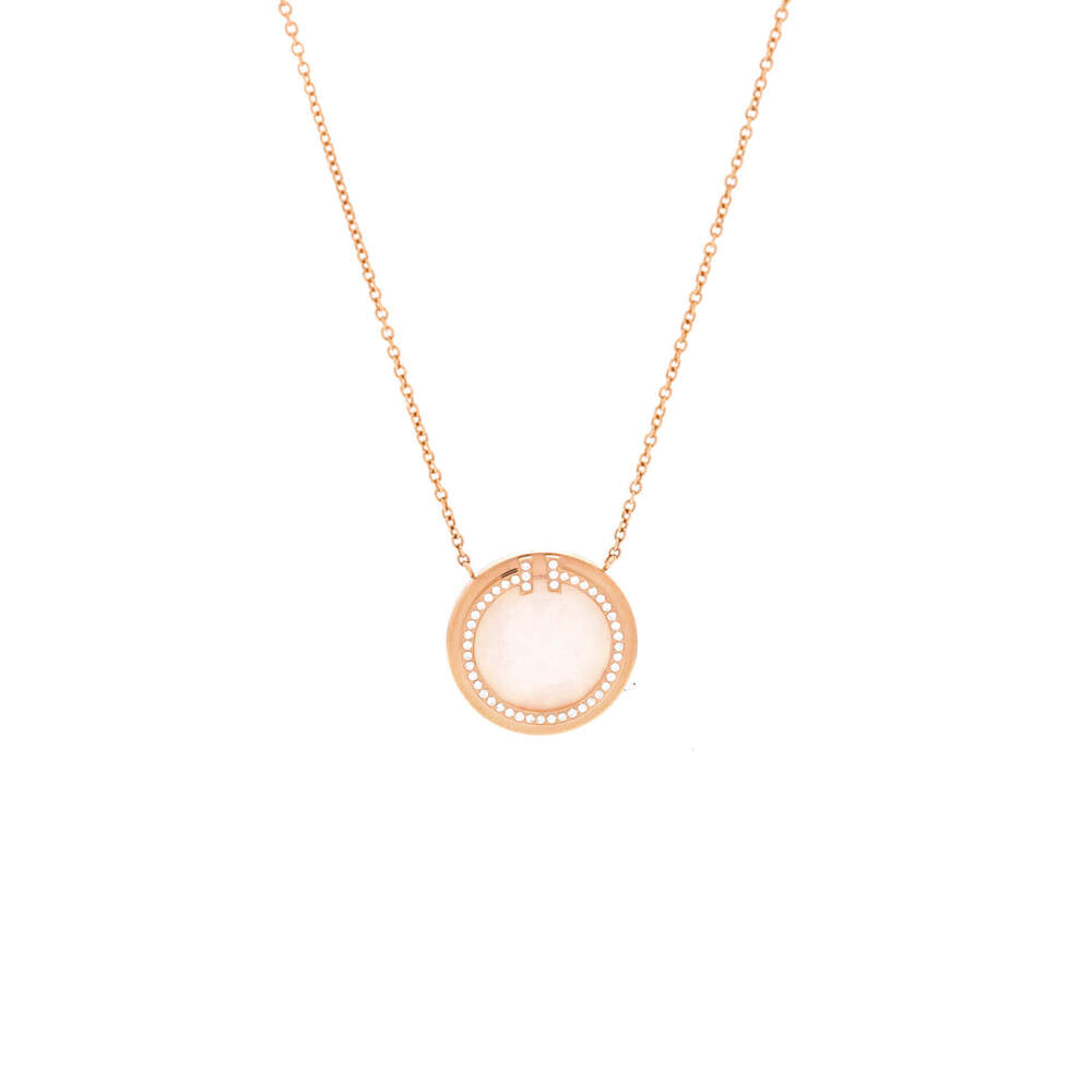 Tiffany & Co. Large T Circle Pendant Necklace